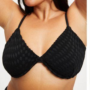 Good American Jacquard Demi Top & Good Waist Bottom